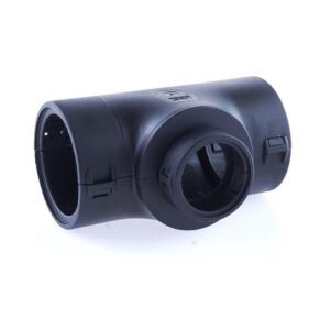 T-Verteiler NW 36-23-36, schwarz, bestehend aus zwei identischen Halbschalen