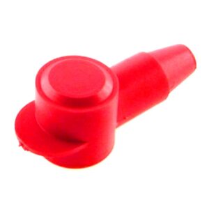 Gummipfeife, Leitungsdurchmesser 12,7 mm, Kontaktdurchmesser 18mm, rot