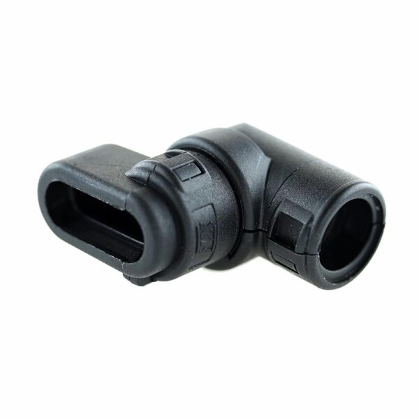 Wellrohranschluss für AMP Superseal, 90°, NW 10, 3-polig, CI12-90-AS3