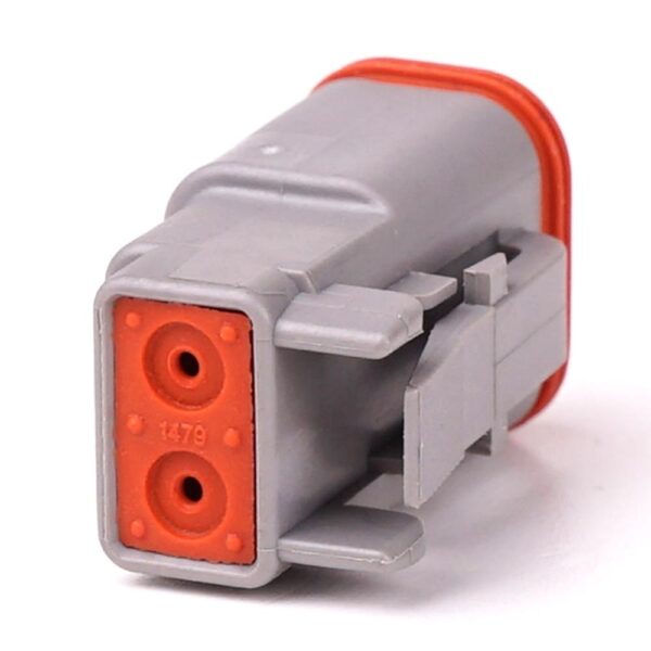 Socket Plug 2way, DT06-series, grey