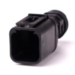 Backshell for DT04-6P, 180°, with strain relief