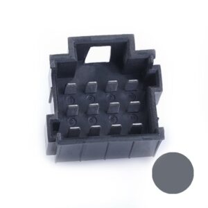 JPT-Messerleiste, 12-polig (3x4), PFT, Kodierung A, grau