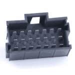 JPT-Messerleiste, 21-polig(3×7), PFT, Kodierung A, schwarz