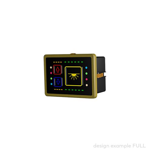 Bedienpanel pilot® 3.3, 3 Bedien-/Anzeigefelder, inkl. einer XL-Taste