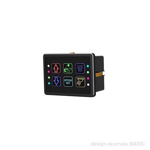 control panel pilot® 3.6, 6 push buttons/indicator fields