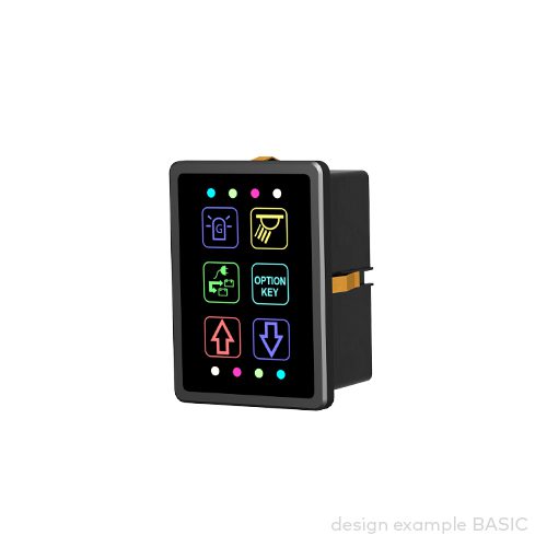 control panel pilot® 3.6, 6 push buttons/indicator fields