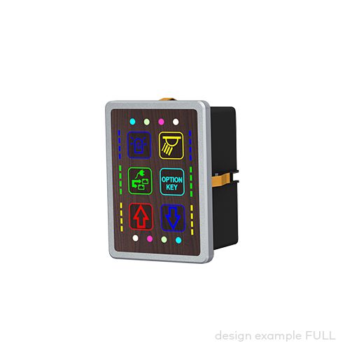 control panel pilot® 3.6, 6 push buttons/indicator fields