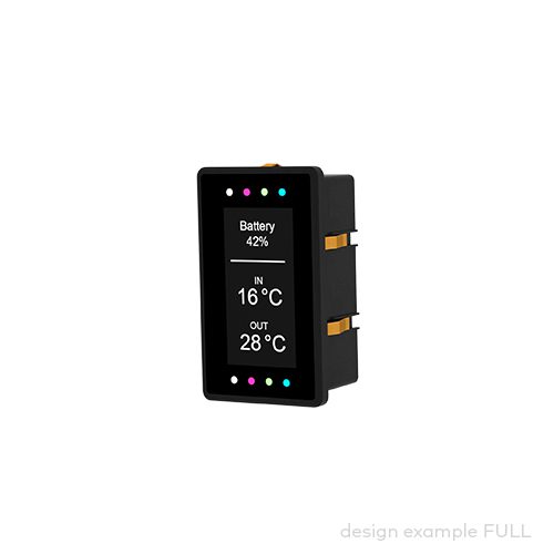 Bedienpanel pilot® 4.0D, OLED Display 2,42'', DOT 128x64