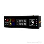 control panel pilot® 9.7 D, 7 push button/indicator panel, incl. XL-button, OLED Display 2.42”, DOT 128×64