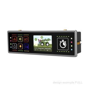 Bedienpanel pilot® 9.7 D, 7 Bedien-/Anzeigefelder, inkl. XL-Taste, TFT Display 2,4'' RGB, 320x240