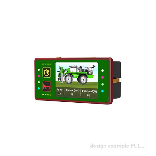 Bedienpanel pilot® 5.2 D, 2 Bedien-/Anzeigefelder, TFT Display 2,4'' RGB, 320x240