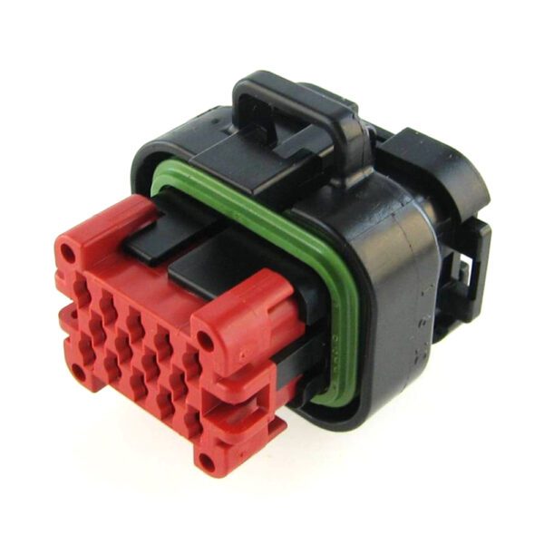 Socket housing AMPSEAL, 14-pole, black