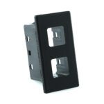 Housing indicator light, 2 windows, without lens