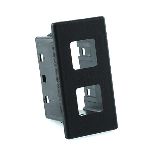 Housing indicator light, 2 windows, without lens