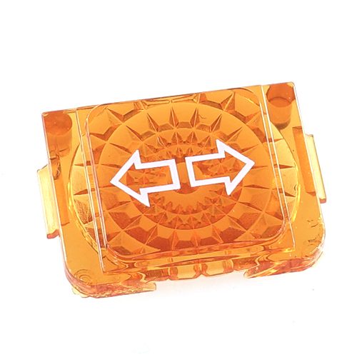 Indicator light: lens, orange, symbol "direction indication"