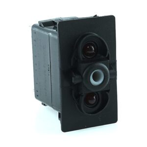 on-off-on Schalter 12V/20A, für Contura II, III, IV, V, LED 1 rot, LED 2 rot